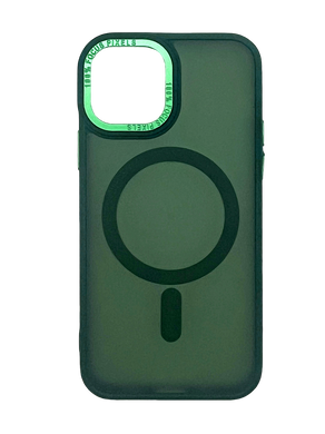 Чохол TPU+PC Space Magnetic Color with Magsafe для iPhone 13 Pro green