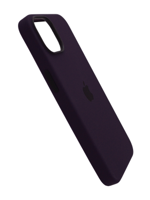 Силіконовий чохол with MagSafe для iPhone 14 elderberry