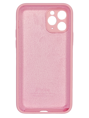 Силиконовый чехол Full Cover для iPhone 11 Pro Max light pink Full Camera