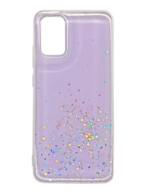 Силіконовий чохол WAVE Confetti для Samsung A02S (TPU) purple