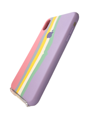 Силіконовый чохол Full Cover для iPhone XS Max Rainbow №3