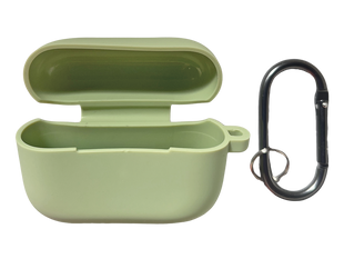 Чохол Silicone Case New for AirPods Pro + карабін mint gum, box