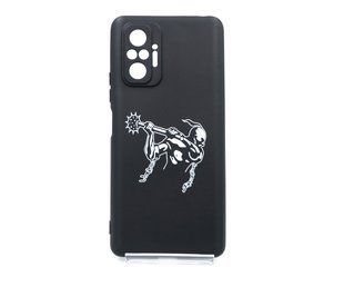 Силиконовый чехол SoftFeel MyPrint для Xiaomi Redmi Note 10 Pro/10 Pro Max Full camera black(Булава)