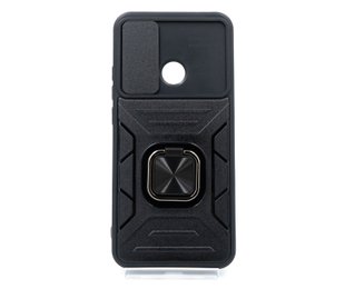 Чохол Camshield Flash Ring for Magnet для Xiaomi Redmi 9C/10A black протиударний