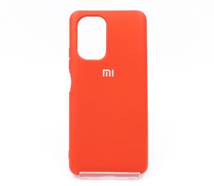 Силіконовий чохол Full Cover для Xiaomi Poco F3 red