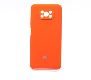 Силіконовий чохол Full Cover для Xiaomi Poco X3 /Poco X3 Pro red Full Camera