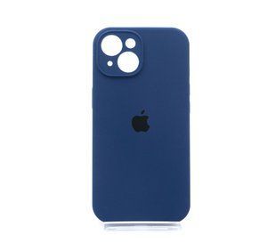 Силіконовий чохол Full Cover для iPhone 15 deep navy Full Camera