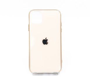 Чохол Glass Farfor+Frame для iPhone 11 pink sand Sp