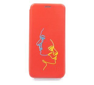 Чохол книжка Baseus MyPrint для Samsung A52 red Two_face