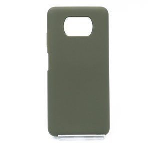 Силіконовий чохол Full Cover SP для Xiaomi Poco X3 dark olive