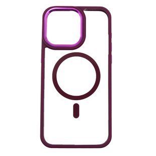 Чохол WAVE Ardor with MagSafe для iPhone 15 Pro Max clear bordo