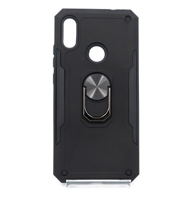 Чехол Serge Ring for Magnet для Xiaomi Redmi Note7/Note7Pro black противоударный с магнит держателем