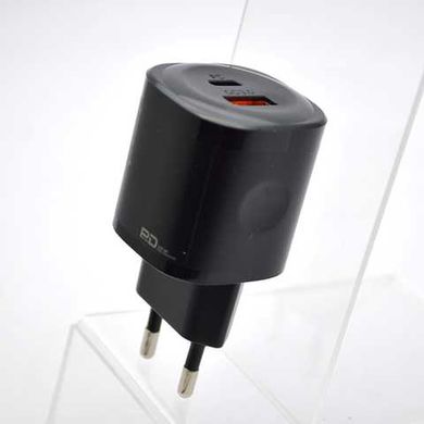 Сетевое зарядное устройство Senteo Z-02S QC3.0/3A/30W PD USB+Type-C (СЕ сертификат) black