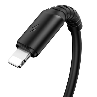 USB кабель Borofone BX47 Coolway Lightning 2.4A/1m black