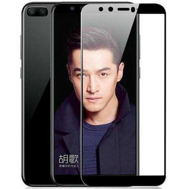 Защитное стекло Glass для Huawei Honor 9 lite black f/s