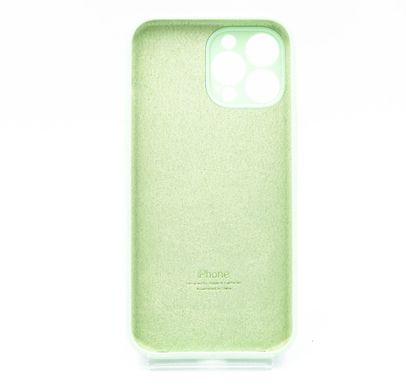 Силіконовий чохол Full Cover для iPhone 13 Pro Max fresh green Full Camera