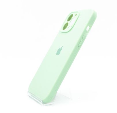 Силіконовий чохол Full Cover для iPhone 13 Pro Max fresh green Full Camera