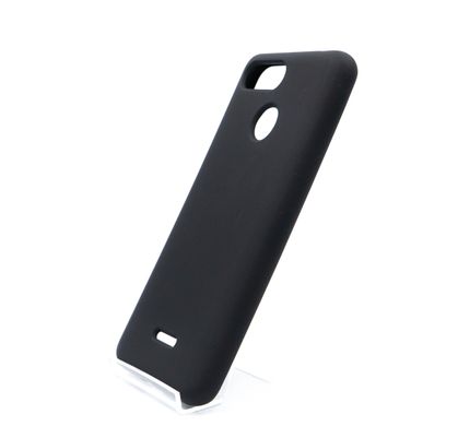 Силіконовий чохол Full Cover для Xiaomi Redmi 6 black без logo