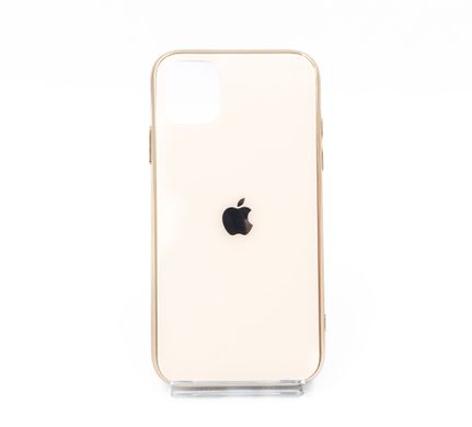 Чохол Glass Farfor+Frame для iPhone 11 pink sand Sp