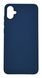 Силиконовый чехол Full Cover для Samsung A05 dark blue без logo