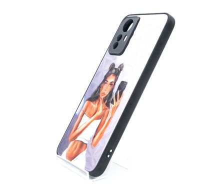 TPU+PC чехол Prisma Ladies для Xiaomi Redmi Note 12S black in white Full Camera