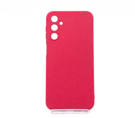 Силіконовий чохол Full Cover для Samsung A24 4G rose red Full Camera без logo