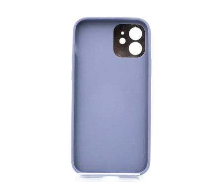 Чохол шкіра Xshield для iPhone 12 lavender gray