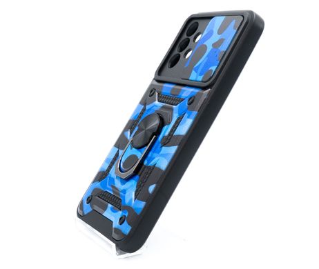 Чохол Camshield Serge Ring for Magnet Camo для Samsung A13 4G army blue протиударний