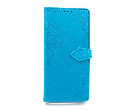Чохол книжка шкіра Art case з візитницею для Xiaomi Redmi Note 8 Pro blue
