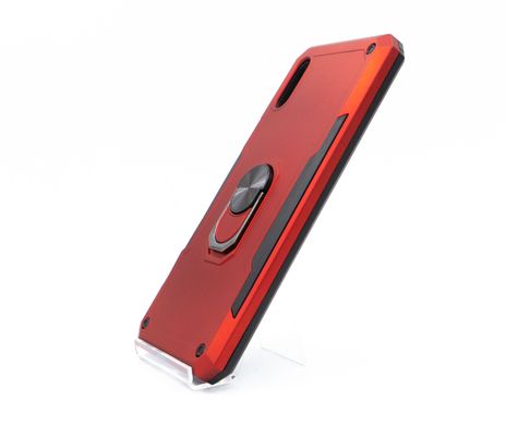 Чохол Serge Ring for Magnet для Xiaomi Redmi 9A red протиударний з магнітним тримачем