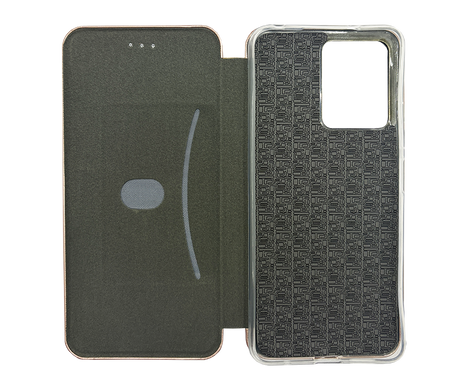 Чехол книжка Original кожа для Xiaomi Redmi Note 12 4G rose gold (4you)