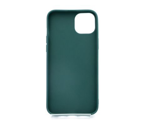 Силіконовий чохол Soft Feel для iPhone 14 Plus forest green Candy