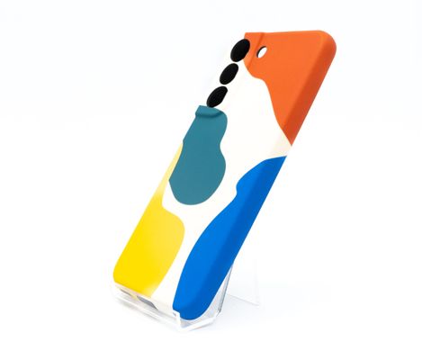 Силіконовий чохол WAVE NEON X LUXO Minimalistic для Samsung S22 Full camera red/yellow/blue