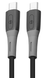 Кабель Ridea RC-SI35 SiliconePro Type-C to Type-C 60W 1m black