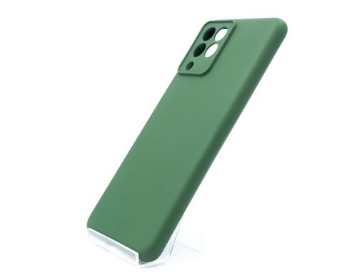 Силиконовый чехол Full Cover для Samsung M53 5G dark green Full Camera без logo
