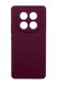 Силіконовий чохол Softy для Xiaomi Redmi Note 14 Pro 4G bordo Full Camera з мікрофіброю