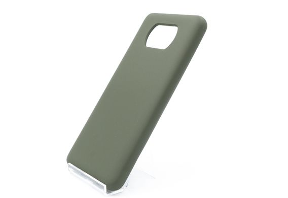 Силіконовий чохол Full Cover SP для Xiaomi Poco X3 dark olive