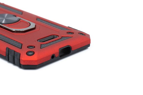 Чохол Serge Ring for Magnet для Xiaomi Redmi 6 red протиударний з магнітним тримачем
