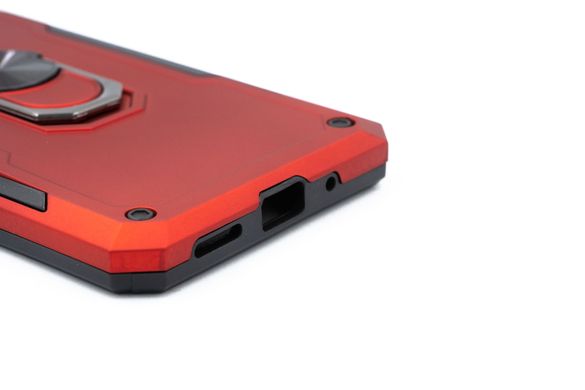 Чохол Serge Ring for Magnet для Xiaomi Redmi 9A red протиударний з магнітним тримачем