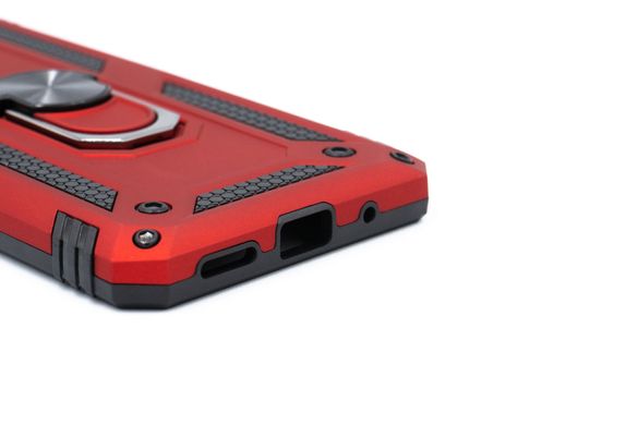 Чохол Serge Ring for Magnet для Xiaomi Redmi Note 10 5G/Poco M3 Pro red протиударний
