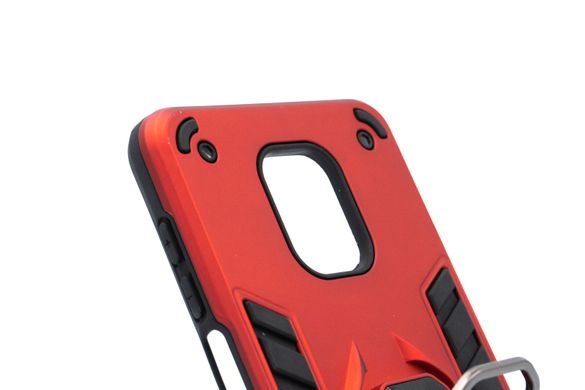 Чохол SP Transformer Ring for Magnet для Xiaomi Redmi Note 9S red протиударний