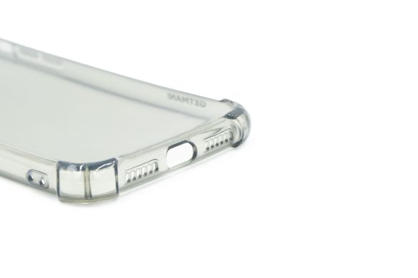 Чехол (TPU) Getman Ease logo для iPhone XR clear gray с усил.углами