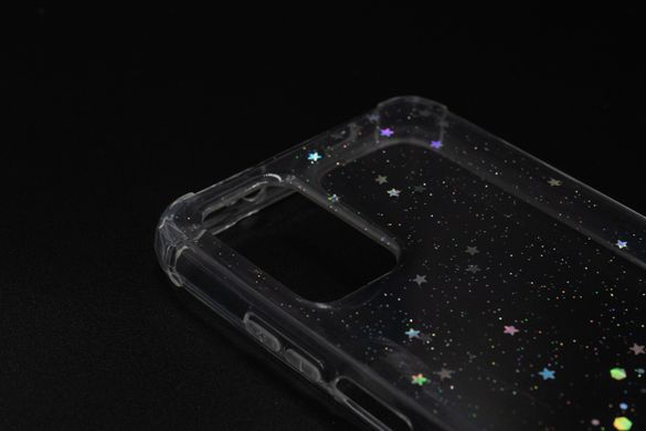 Накладка SP Confetti для Xiaomi Redmi Note 9/ Redmi 9T white/clear