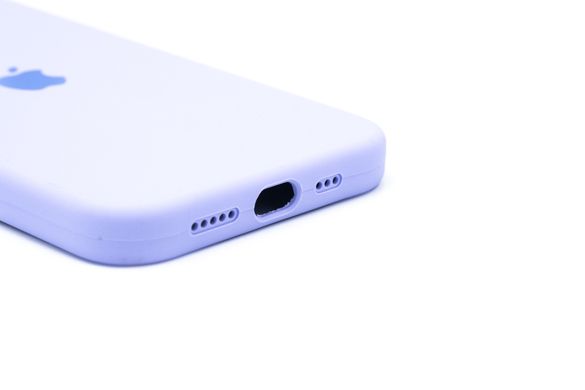 Силіконовий чохол Full Cover для iPhone 12 Pro lilac Full Camera