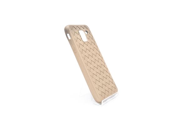 Силіконовий чохол Weaving case для Samsung J6 (2018) gold (плетінка)