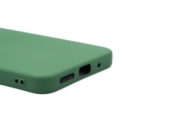 Силіконовий чохол Full Cover для Xiaomi Redmi 12 dark green Full Camera без logo