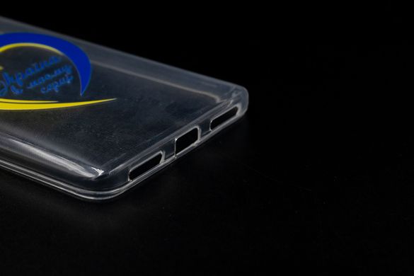 TPU чохол MyPrint для Xiaomi Redmi Note 4X Україна-серце 1.0mm clear