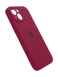 Силіконовий чохол Full Cover для iPhone 15 rose red Full camera