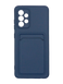 Силиконовый чехол WAVE Colorful Pocket для Samsung A52/A52S ocean blue Full Camera