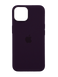 Силиконовый чехол with MagSafe для iPhone 14 elderberry
